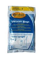 3 Eureka Allergy Style J Vacuum Bags, Athena, Boss Power Upright, Limited Edition, Power Plus Vacuum Cleaners,... N2