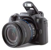 Samsung NX10 - Digital camera - prosumer - 14.6 Mpix - With 18-55mm Lens - supported memory: SD, SDHC - black