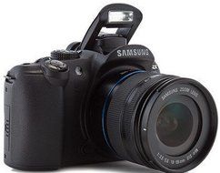 Samsung NX10 - Digital camera - prosumer - 14.6 Mpix - With 18-55mm Lens - supported memory: SD, SDHC - black N2