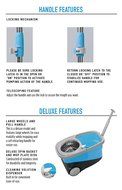 MopRite Spin Mop - Deluxe Stainless Steel Spin Mop and Bucket System with Wheels, Dual Function System for Spin... N4
