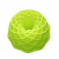 X-Haibei Jubilee Bundt Cake Pan Bread Gelatin Jello Baking Silicone Mold Dia. 8.3inch