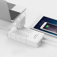 ORICO Home/office 6-Outlet Surge Protector Power Strip 5ft Power Cord with 5 Port 40W USB Charger,1700 Joule -... N15