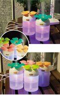 Mystery Four Leaf Clover Mini Humidifier Portable USB Desktop Cool Mist Humidifier with Colorful LED Night Light...