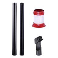 AMPERSAND Bagless Canister Vacuum Cleaner HEPA Filter Floor Dust (Red) N7