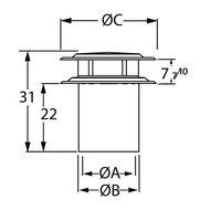 DuraVent 12DCA-VC Galvanized Steel Class A 12&quot; Class A Chimney Pipe Chimney Cap N3