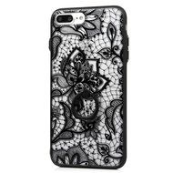 iPhone 7 Plus Case (5.5 inch) - 360 Degree Rotating Ring Holder Kickstand Shockproof Soft TPU Skin Bumper Frame... N5