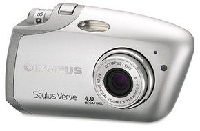 Olympus Stylus Verve 4MP Digital Camera with 2x Optical Zoom (Silver) N8