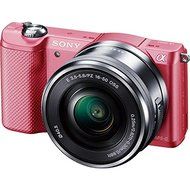 Sony &alpha;5000 PowerZoom Lens Kit (Pink) N2