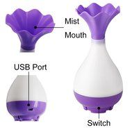 RipaFire Jady Pure Aromatherapy Humidifier Ultrasonic Sound Vibrations with Night Light Portable Mini USB Perfume...
