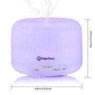 Essential Oil Diffuser 500ml - Aroma Diffuser Ultrasonic Whisper Quiet Cool Mist - Aromatherapy Humidifier with...
