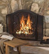 Bellehaven Fireplace Screen with Door (44" x 33")