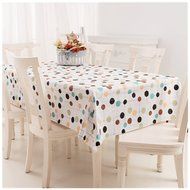 Spritech(TM) 53.9" * 86.6" Fashions Rectangular Waterproof PVC Plastic Table Cloth Table Cover