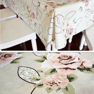 Spritech(TM) 53.9" * 86.6" Fashions Rectangular Waterproof PVC Plastic Table Cloth Table Cover N2
