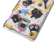 Spritech(TM) 3D Handmade Crystal Phone Case for Samsung Galaxy S5 I9600,Helloween Style Monster Haunted House...
