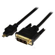 Startech HDDDVIMM1M Micro HDMI (male) to DVI-D(male) Cable (3 Feet) N6