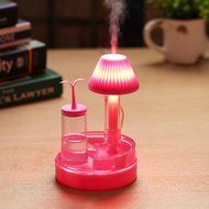 Haoran 250ml Mini Table Lamp Humidifier USB Portable Ultrasonic Cool Mist Air Diffuser with Color LED Nightlights...