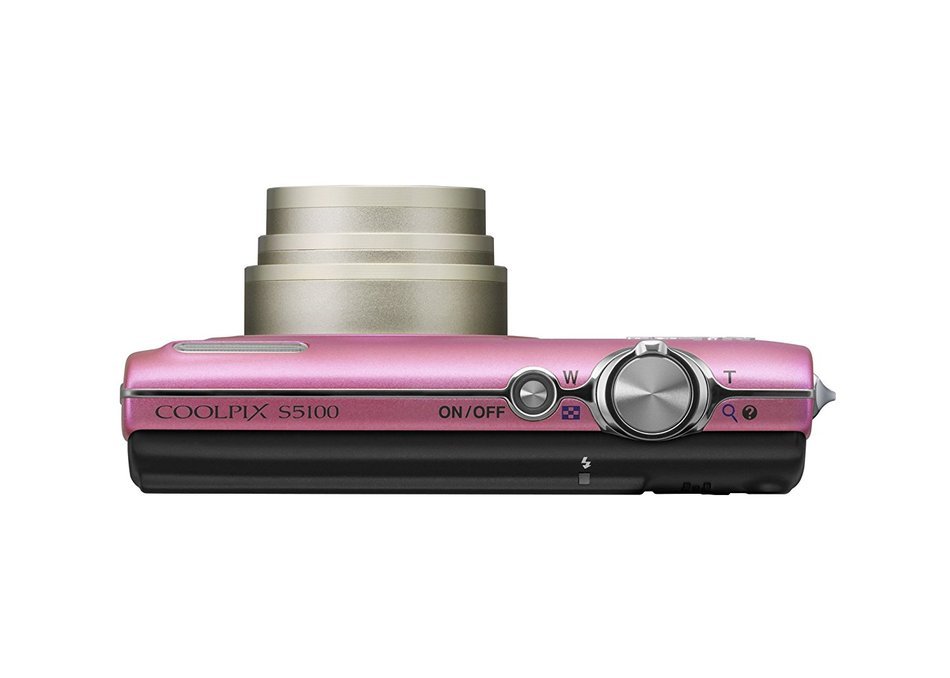Nikon Coolpix S5100 12.2 MP Digital Camera with 5x Optical Vibration Reduction (VR) Zoom and 2.7-Inch LCD (Pink) N11