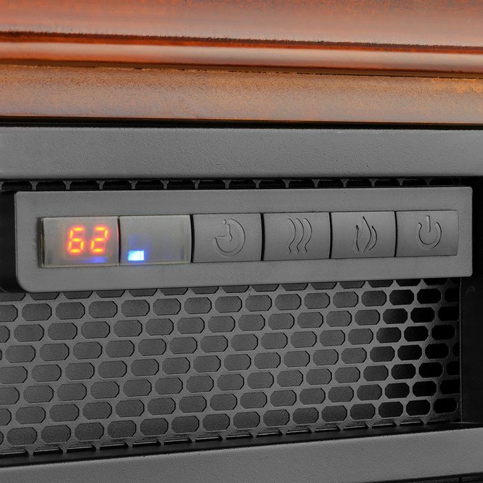 AKDY 29" Adjustable Setting Freestanding Tempered Glass Electric Fireplace Heater w/ Remote Control N8