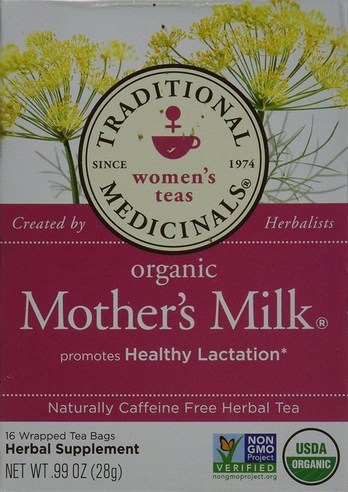 Traditional Medicinals Teas Organic Mother's Milk Tea Bags, 16 count - 3 Pack N4
