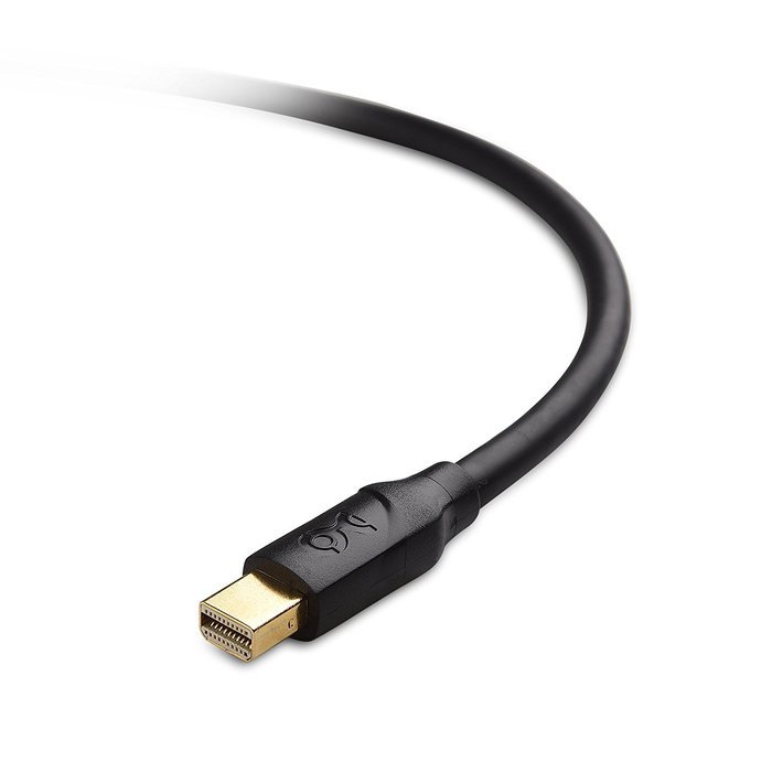 Cable Matters Gold-Plated Mini DisplayPort 1.2 Extension Cable with 4K Video Support in White - 3 Feet N8