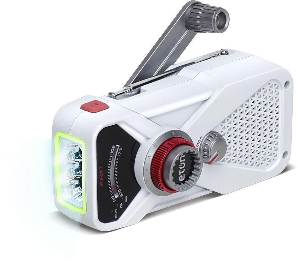 Eton Hand Turbine AM/FM Weather Radio and LED Flashlight - Blue (NFRX1WXBL) N6