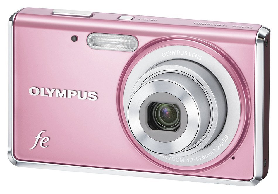 Olympus FE-4020 14 MP Digital Camera with 4x Wide Angle Zoom and 2.7-inch LCD (Pink) (Old Model) N3