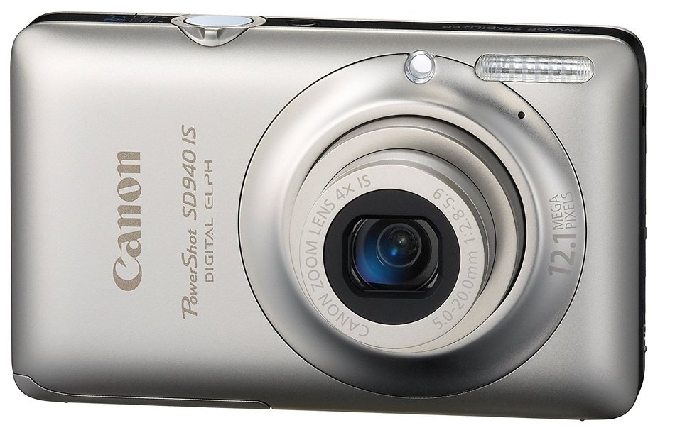 Canon PowerShot SD940IS 12.1MP Digital Camera with 4x Wide Angle Optical Image Stabilized Zoom and 2.7-inch LCD... N4