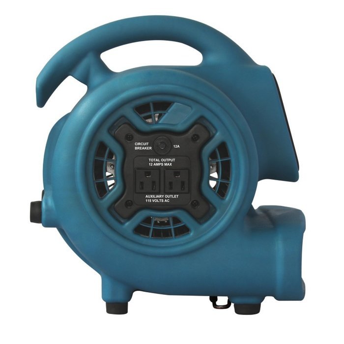 XPOWER P-230AT 1/5 HP 800 CFM 3 Speeds Mini Air Mover with 3-Hour Timer and Built-In Dual Outlets for Daisy Chain... N20