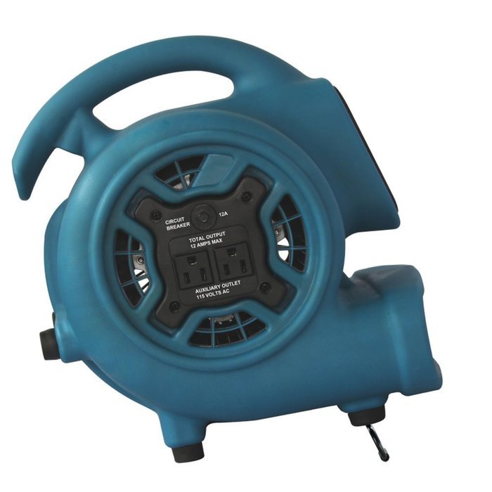 XPOWER P-230AT 1/5 HP 800 CFM 3 Speeds Mini Air Mover with 3-Hour Timer and Built-In Dual Outlets for Daisy Chain... N21