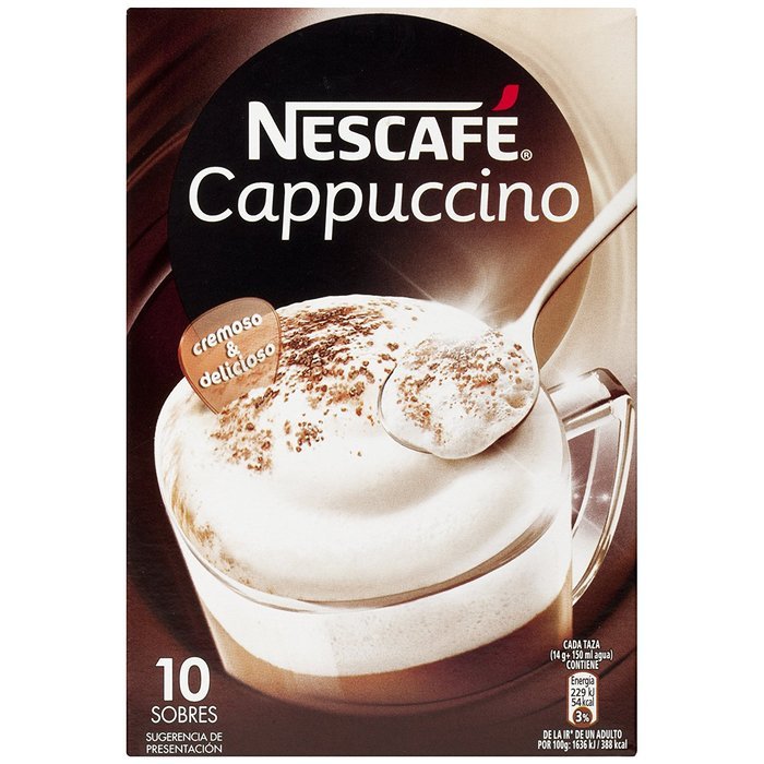 Nescafe Cappucino Packets - 14g - 10 ct