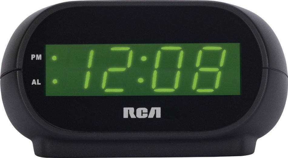 RCA Digital Alarm Clock with Night Light N8