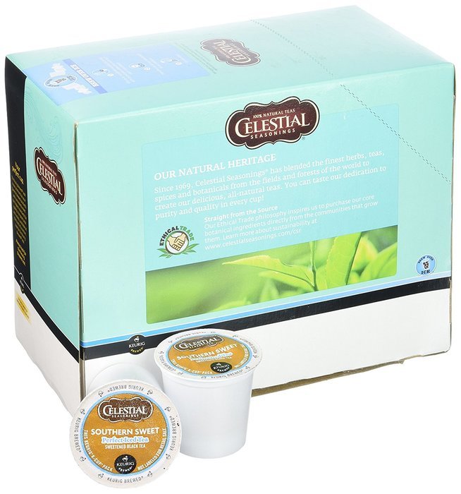 Celestial Perfect Iced Tea Southern Sweet Keurig K-Cups, 22 Count