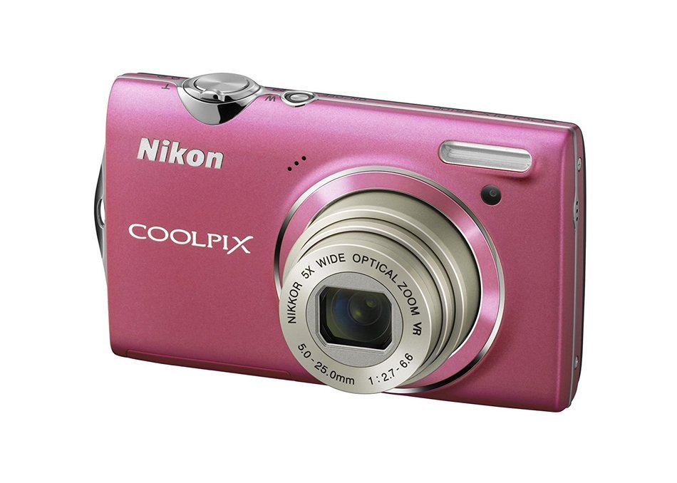 Nikon Coolpix S5100 12.2 MP Digital Camera with 5x Optical Vibration Reduction (VR) Zoom and 2.7-Inch LCD (Pink) N15