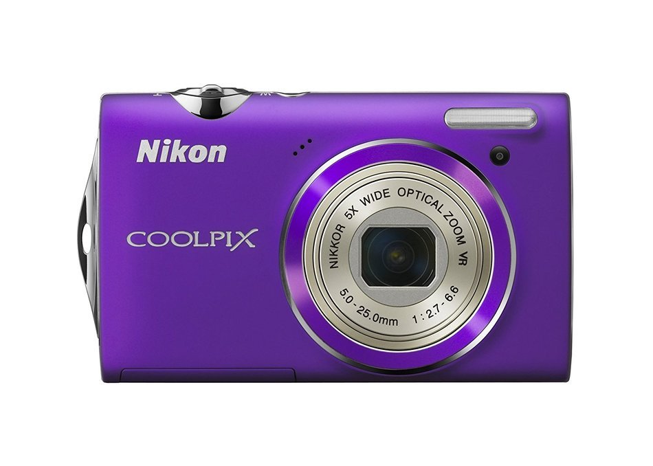 Nikon Coolpix S5100 12.2 MP Digital Camera with 5x Optical Vibration Reduction (VR) Zoom and 2.7-Inch LCD (Pink) N17
