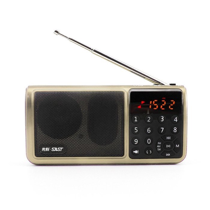 SAST Personal Portable FM Radio ultralight weight(4.8ounce) With Flashlight, Hi-Fi Digital Music Player, Support... N10