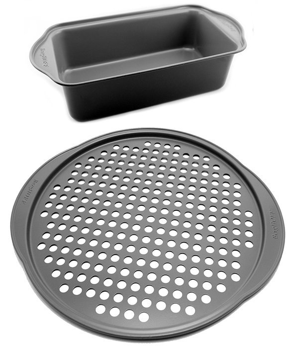 BergHOFF EarthChef Pizza and Loaf Pan Set, Aluminum