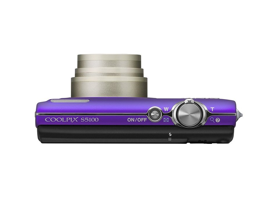 Nikon Coolpix S5100 12.2 MP Digital Camera with 5x Optical Vibration Reduction (VR) Zoom and 2.7-Inch LCD (Pink) N19