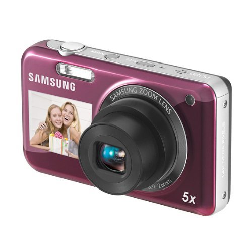 Samsung EC-PL120 Digital Camera with 14.2 MP and 5x Optical Zoom (Purple)