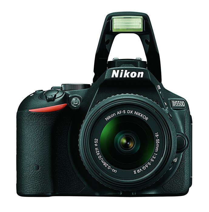 Nikon D5500 DX-format Digital SLR w/ 18-55mm VR II Kit (Black) N31