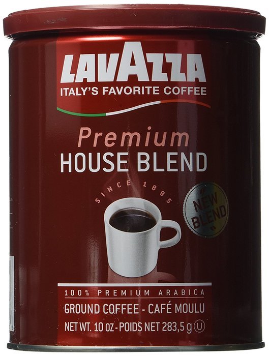 Lavazza Premium House Medium Roast Blend Coffee, 10-Ounce (Pack of 4) N5