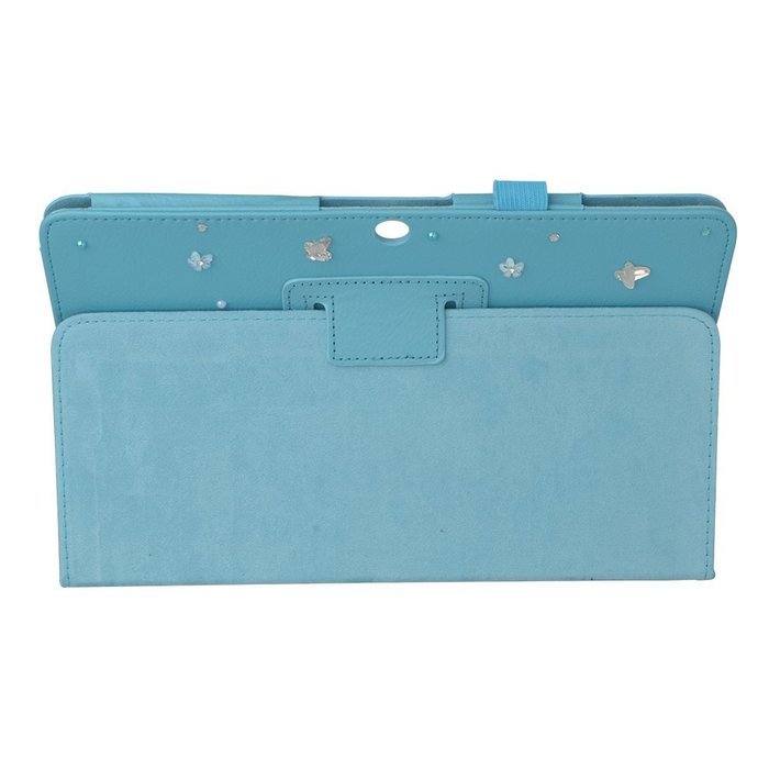 KAKA(TM) 3D Handmade Rhinestone Crystal PU Leather Stand Folding Protective Tablet Case Cover For Acer Iconia... N55