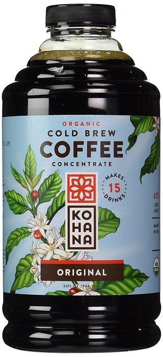 Kohana Coffee Cold Brew Coffee Concentrate, Organic Original, 32 Ounce N2