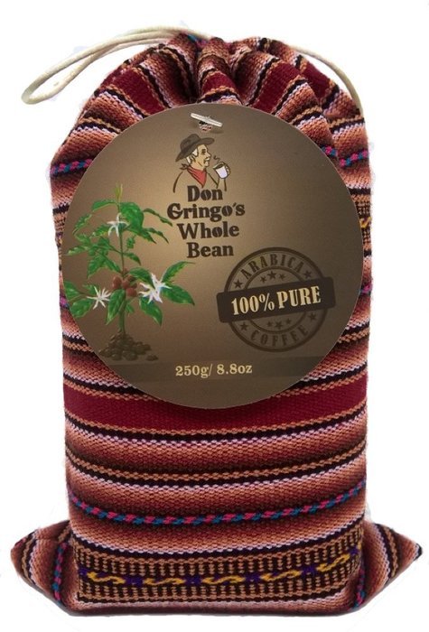 Don Gringo&acute;s Coffee Beans French (Dark) Roast Peruvian Andes&acute; Gourmet Arabica Selection. Single Origin Blend,... N2