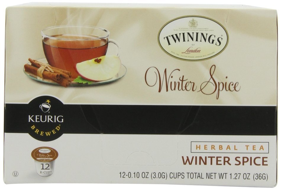 Twinings Winter Spice Tea, Keurig K-Cups, 12 Count (Pack of 2) N2