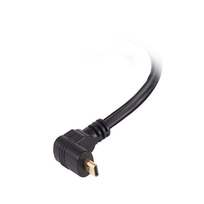 MEALINK High Speed 90 Degree Mini HDMI To HDMI Female Cable Adapter HDMI Ver1.4 3D for Digital Camera Tablet 15CM... N16