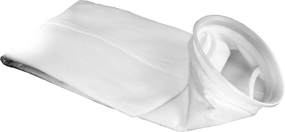 Lot of 5 - 50 Micron Welded Polyester Felt Filter Bag 7" x 32" Industrial Size #2 N2