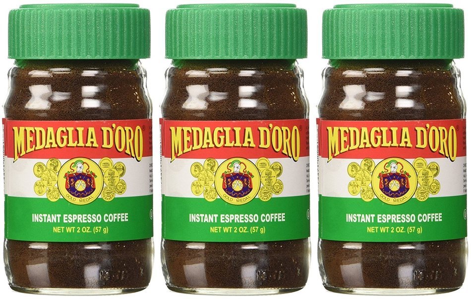 Medaglia D'Oro Instant Espresso Coffee, 2-Ounce Jars (Pack of 3)