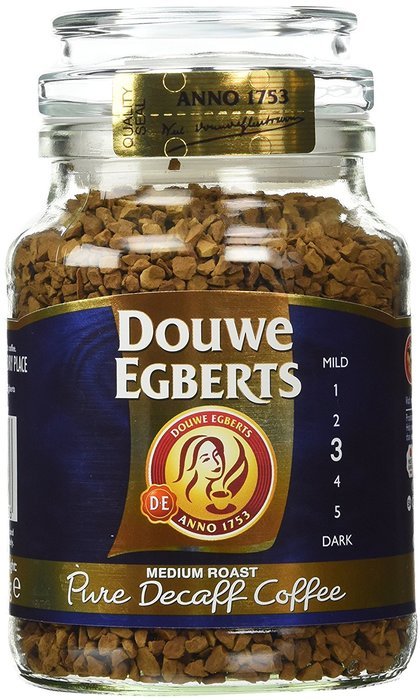 Douwe Egberts Pure Decaf Instant Coffee 2 Jars 3.5oz/100g Each