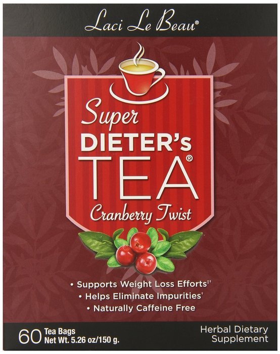 Super Dieter's Tea-Cranberry Twist 60ct Super Dieter's Tea-Cranberry Twist 60ct box Natrol