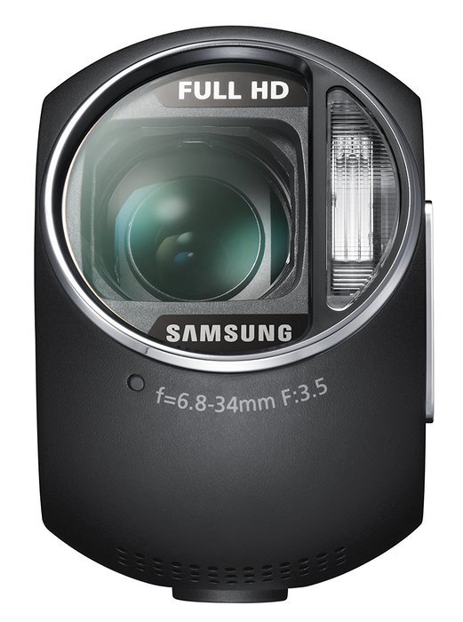 Samsung HMX-R10 HD Flash Memory Camcorder with 5x Optical Zoom (Black) (Discontinued by Manufacturer) N4